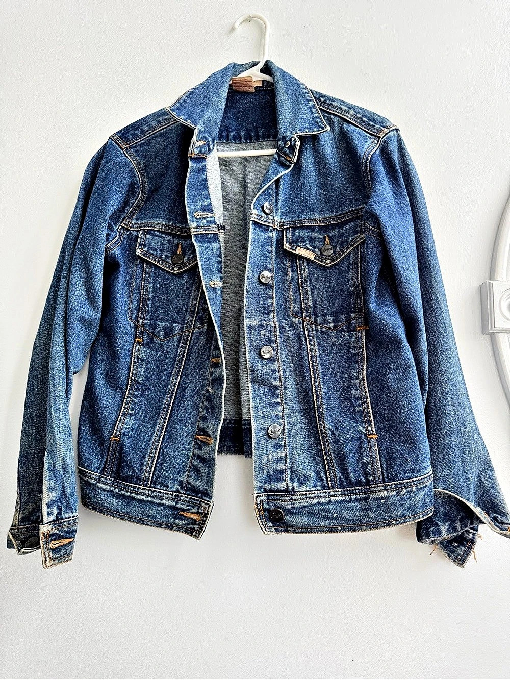 Candie's Blue Denim Jean Jacket Size Medium - Picture 1 of 6